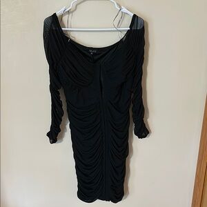 Talent Black Off the Shoulder Bodycon Dress size 1XL